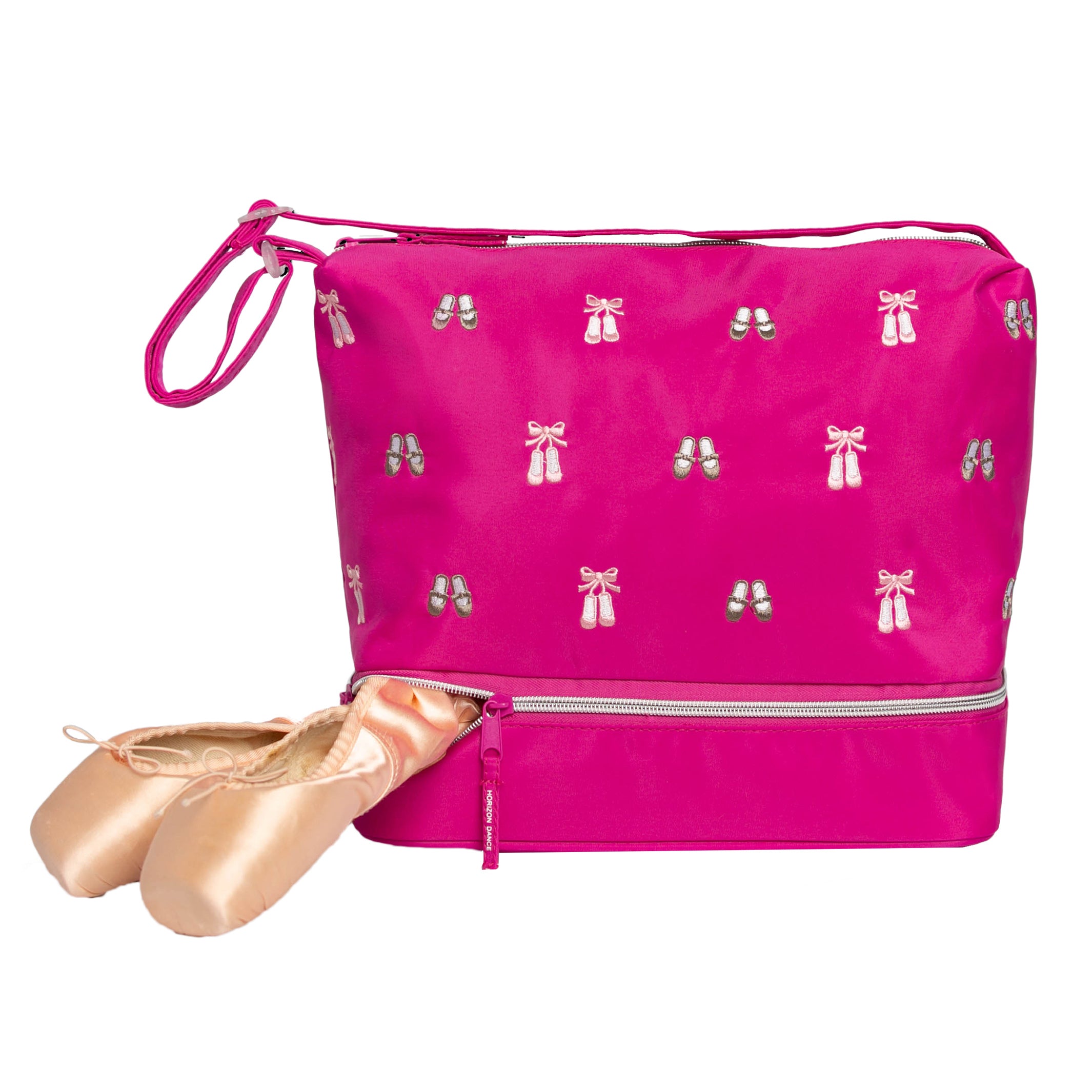 Embroidered ballet bag hot sale