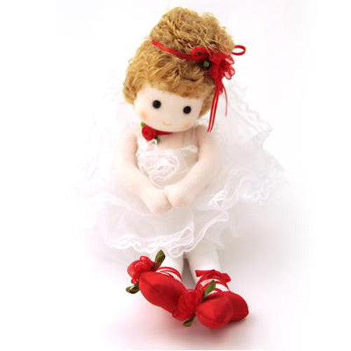 Red Shoes Ballerina Collectible Musical Doll