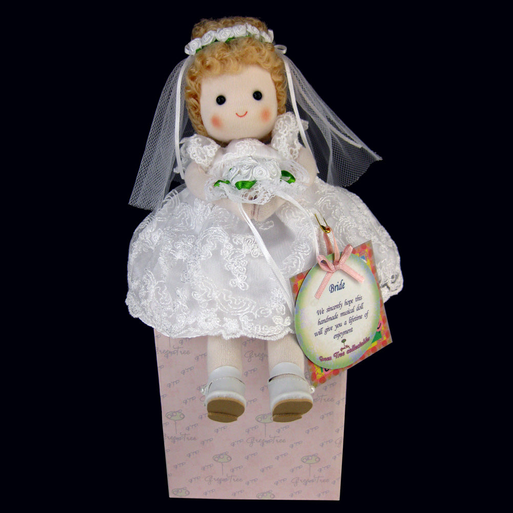 Wedding Bride Collectible Musical Doll