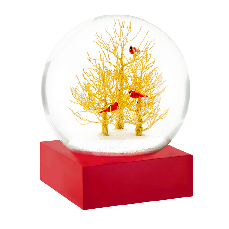Golden Boughs by Cool Snow Globes, front view.