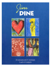 Jim Dine Pop Art Paintings - 20 Boxed Note Cards with Envelopes