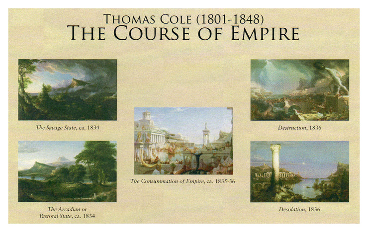 Thomas Cole The Course of Empire Paintings Boxed Note Card Set