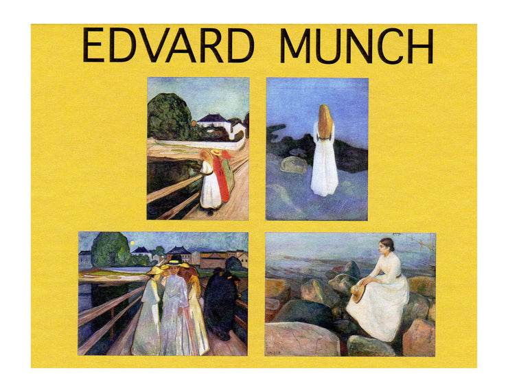 Edvard Munch Note Cards - Boxed Set of 16 Note Cards with Envelopes
