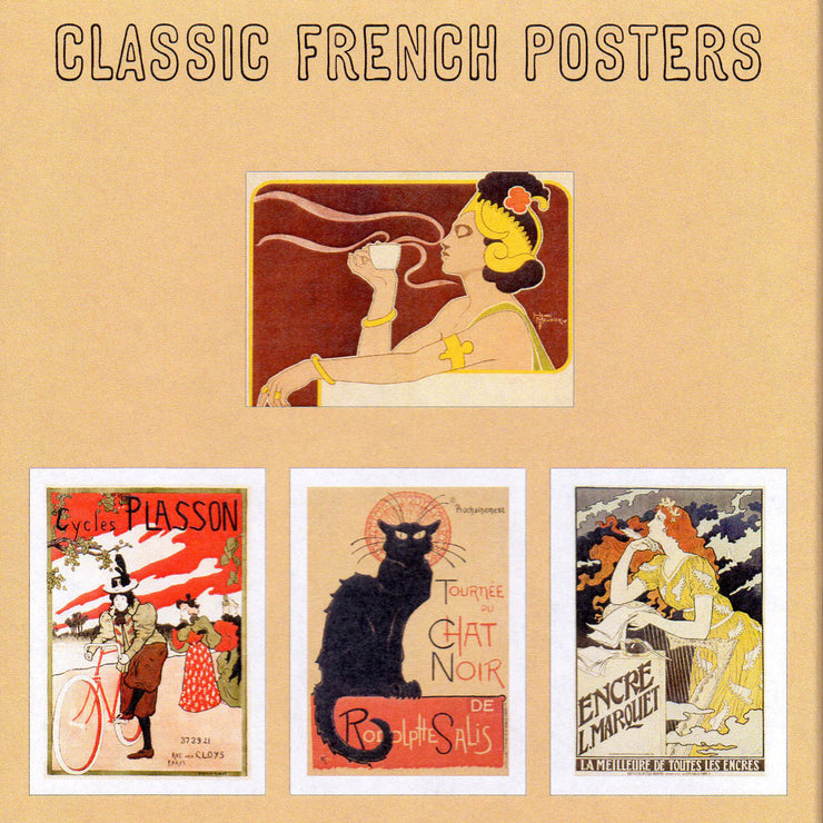 Classic French Posters Note Cards - Boxed Set of 16 Envelopes