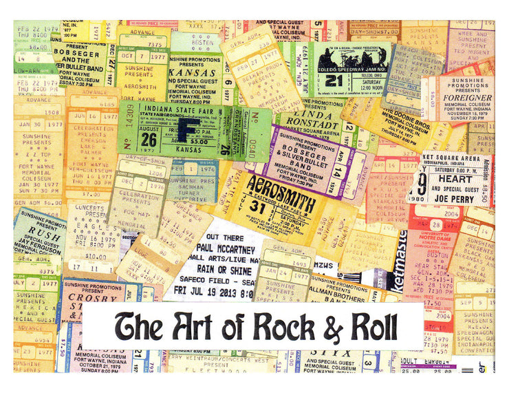 Art of Rock & Roll Note Cards - Boxed Set of 16 Notecards