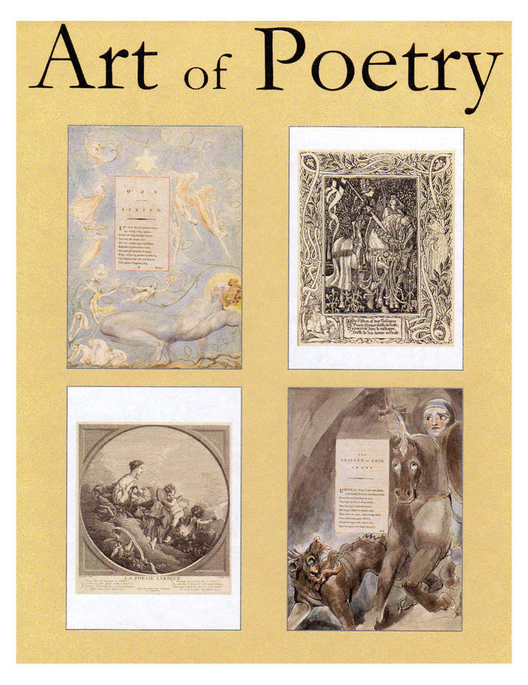 Art of Poetry Note Cards - Boxed Set of 16 Note Cards with Envelopes