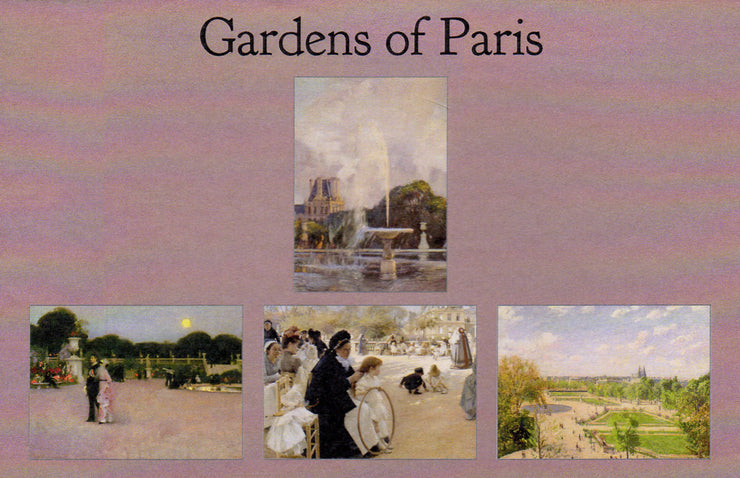 Gardens of Paris Note Cards - Boxed Set of 16 Cards with Envelopes
