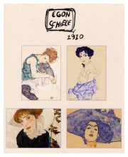 Egon Schiele Note Cards - Boxed Set of 16 Note Cards with Envelopes