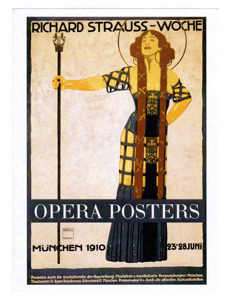 Opera Posters Note Cards - Boxed Set of 16 Note Cards with Envelopes