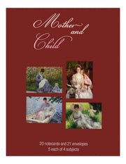 Mother and Child Impressionist Paintings Boxed Note Cards Set