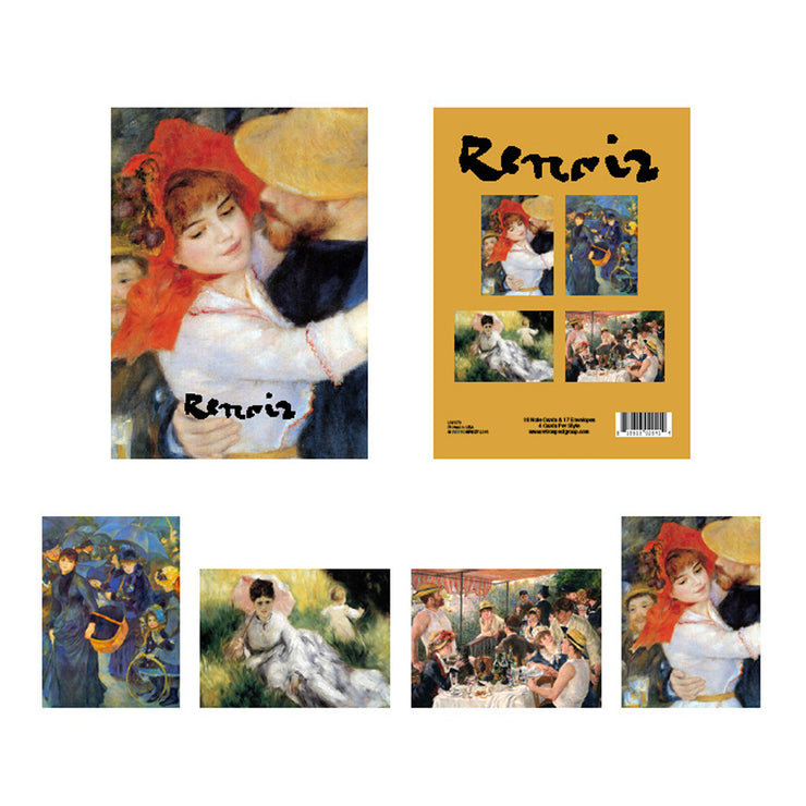 Pierre-Auguste Renoir French Impressionist Paintings Boxed Note Cards Set